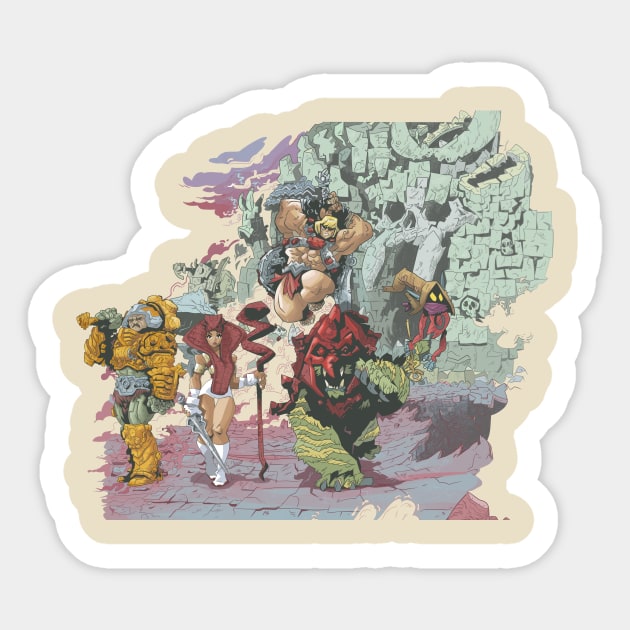 masters of the universe Sticker by tinbott